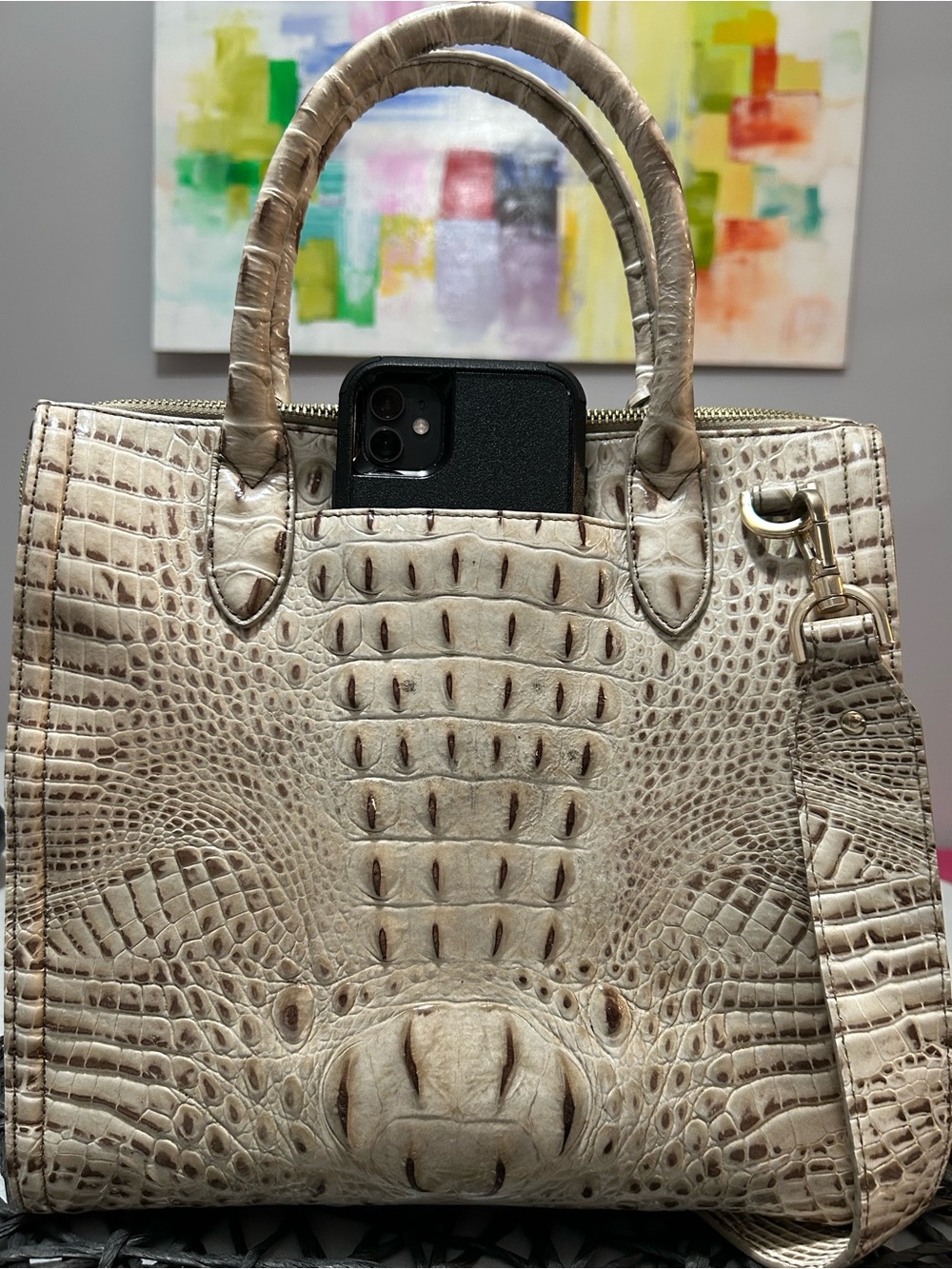 Brahmin Small Caroline Satchel - Picture 15 of 15